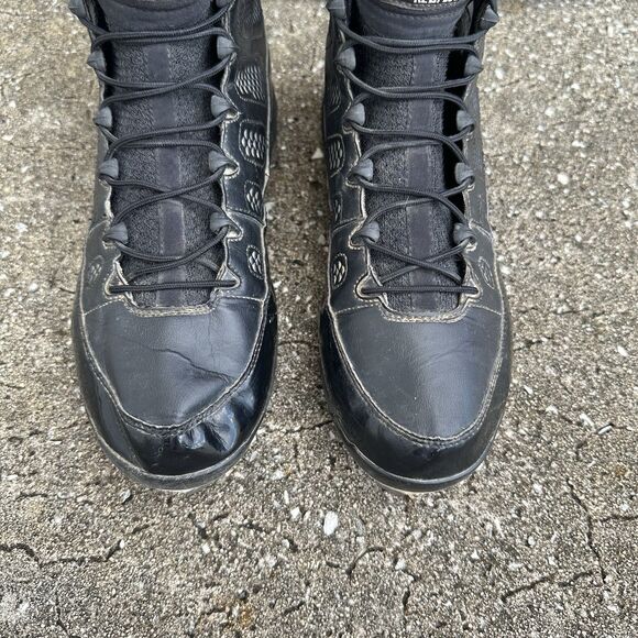 Nike Air Jordan 9 Retro MCS Re2pect Baseball Cleats Mens 11.5 Black AA1264-011 - Picture 4 of 16